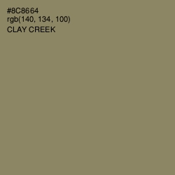 #8C8664 - Clay Creek Color Image